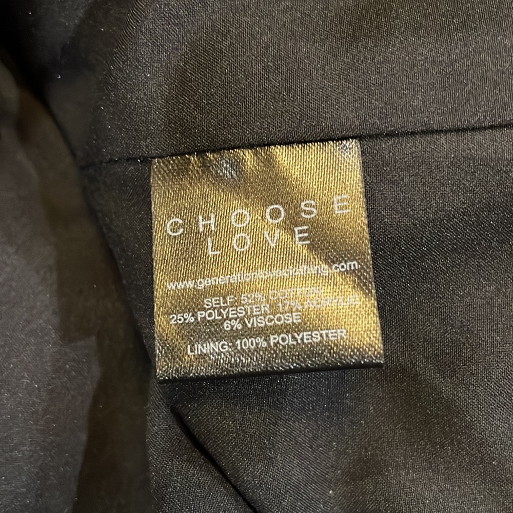 NWT Generation Love Knight Black White Tweed Blazer jackets - Picture 9 of 9